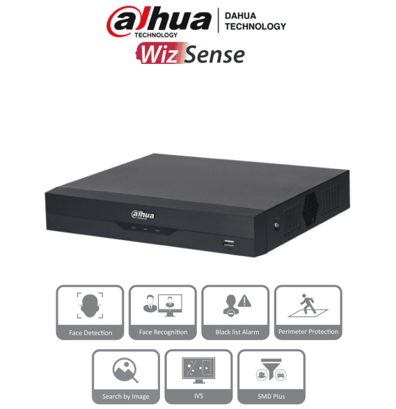 DAHUA DHT0200013 DAHUA NVR2116HS-I2 - NVR de 8 Megapixe