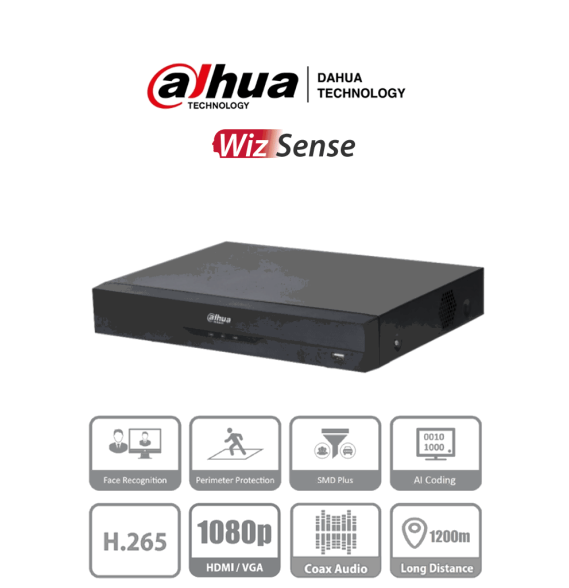 DAHUA DHT0360011 DAHUA XVR5108HE-I3 - DVR de 8 Canales