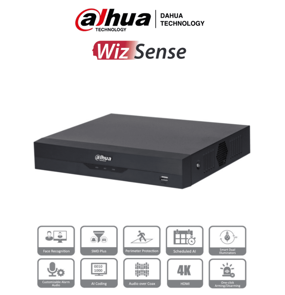 DAHUA DHT0360015 DAHUA DH-XVR5104HS-4KL-I3 - DVR 4k de