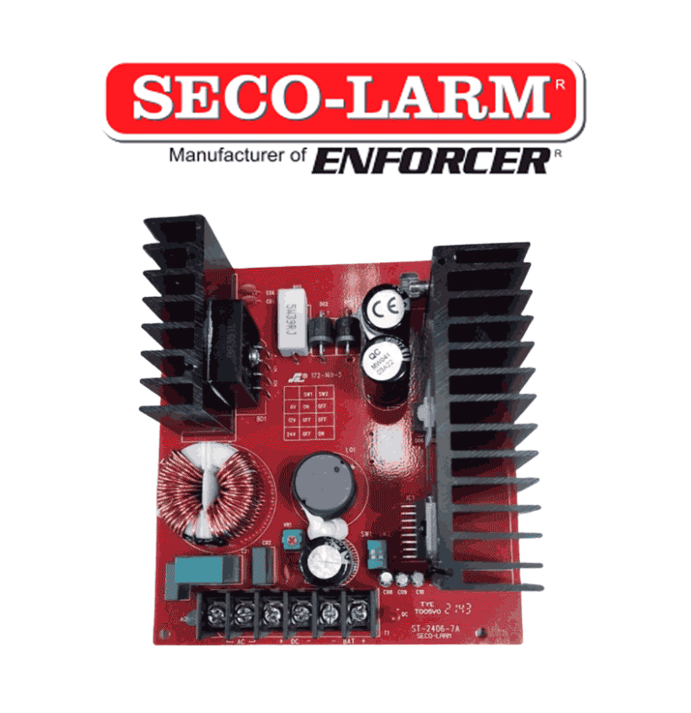 SECO-LARM SEC1220006 Seco-Larm ST24067AQ-  Fuente de Po