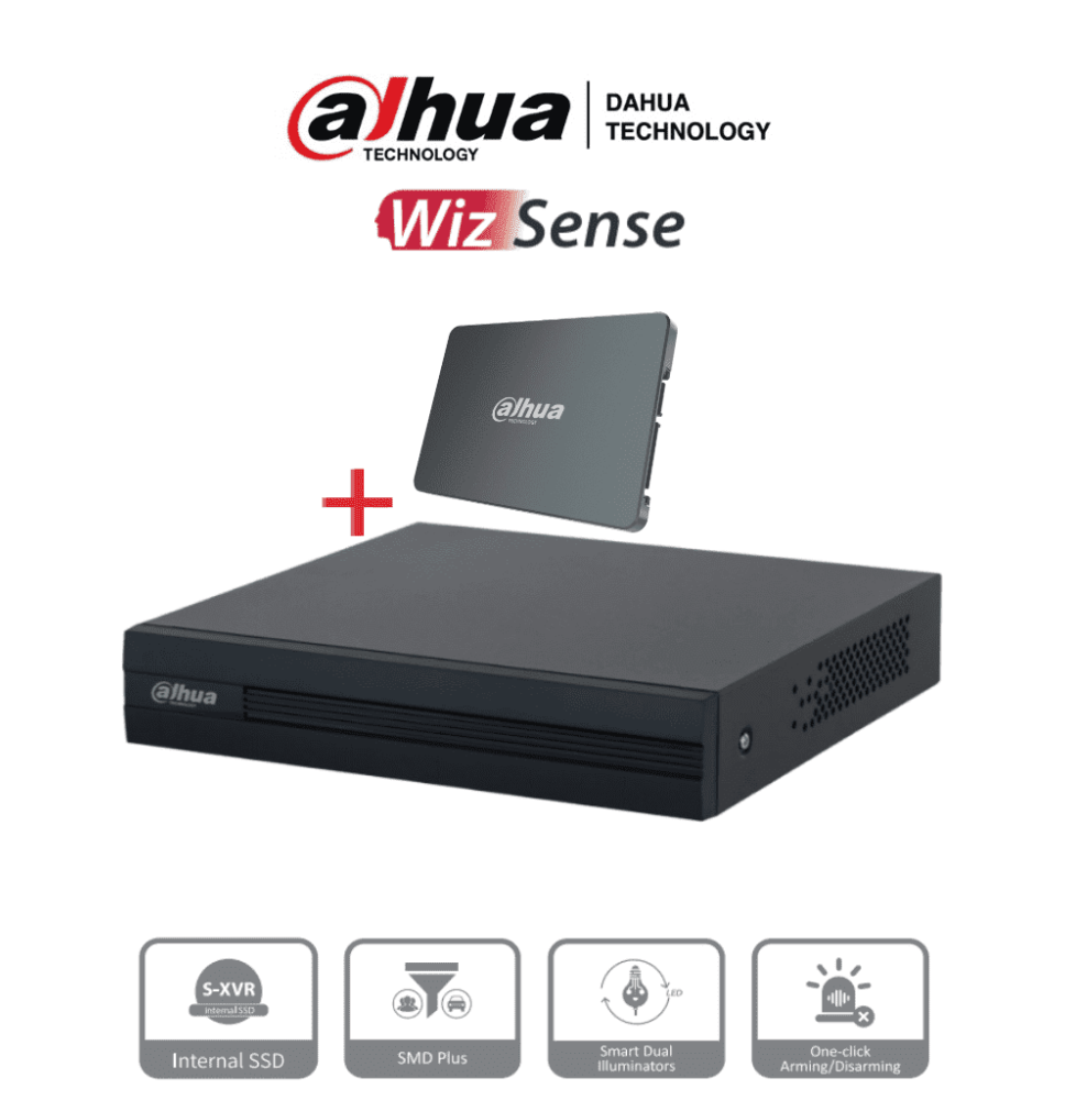 DAHUA DHT0360018 DAHUA XVR1B08-I-SSD - DVR de 8 canales