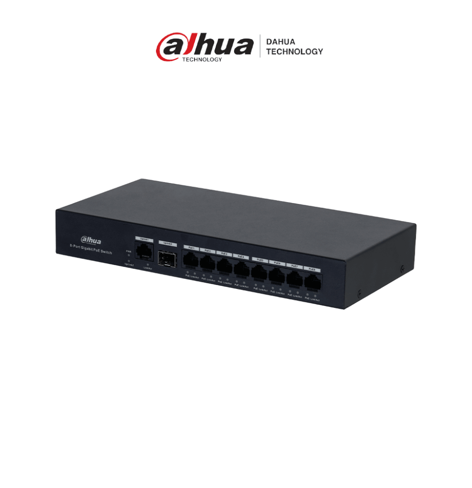 DAHUA DHT3720055 DAHUA DH-PFS3110-8GT-65 - Switch PoE i