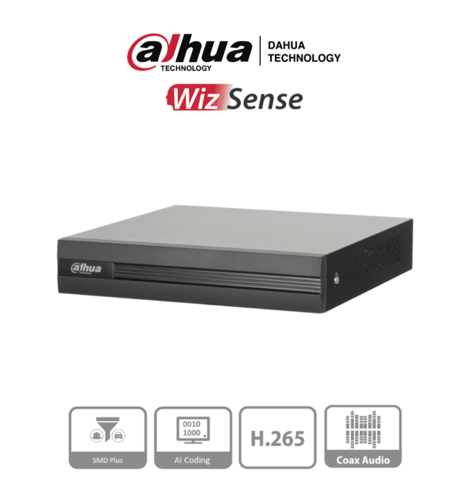 DAHUA DHT0350011 DAHUA XVR1B04H-I - DVR de 4 canales 5M