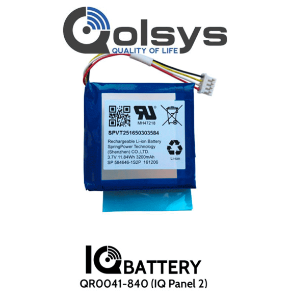 QOLSYS QLS2570001 QOLSYS IQ PANEL 2 BATTERY - Batería d