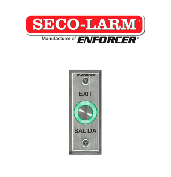 SECO-LARM SEC0760003 Seco-Larm SD6176SS1Q - Botón de sa