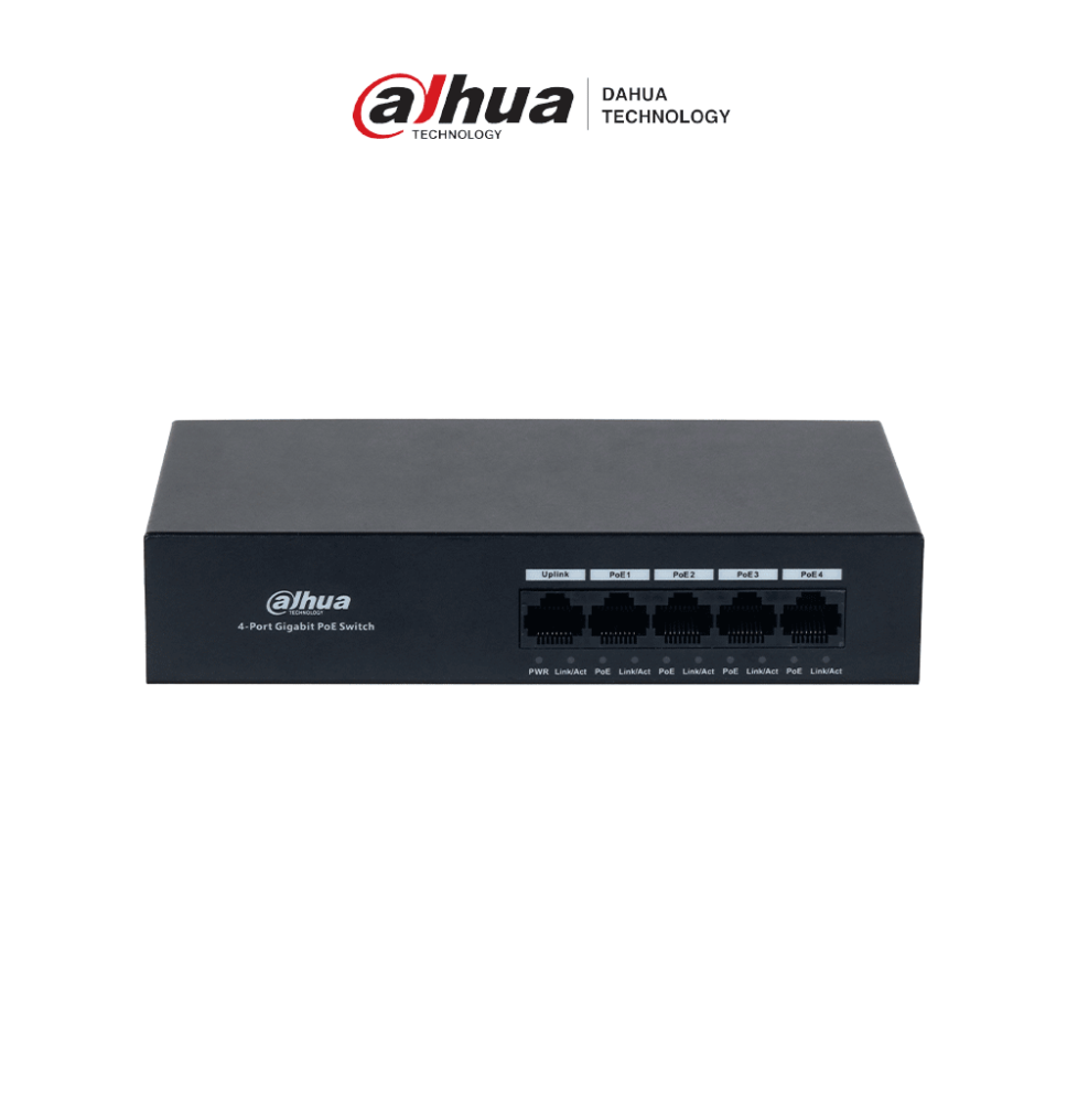 DAHUA DHT3720054 DAHUA DH-PFS3005-4GT-36 - Switch con 4