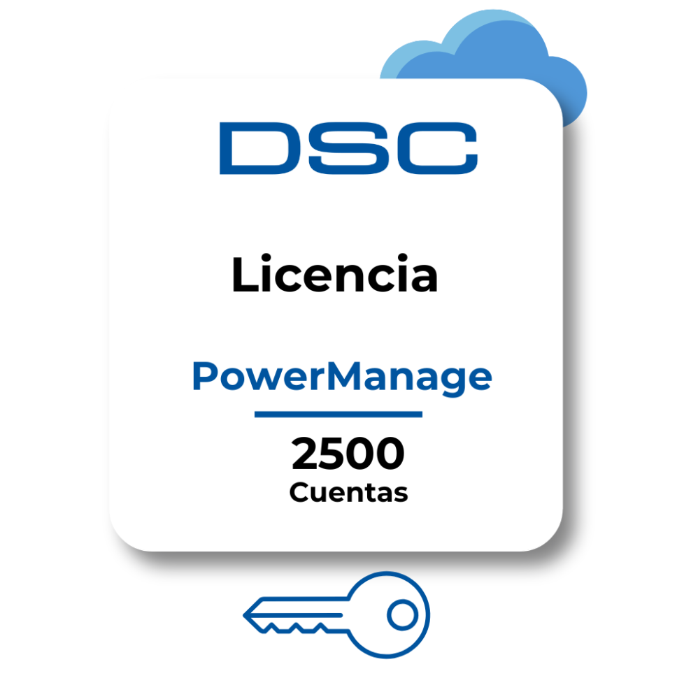 DSC DSC2550007 DSC Power Manage 2500 cuentas - Platafor