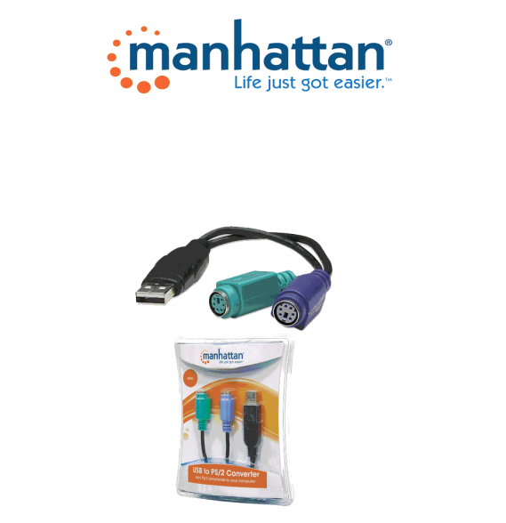 MANHATTAN MAN0440005 MANHATTAN 179027 - Convertidor PS/