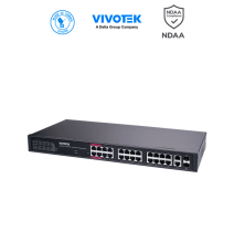 VIVOTEK  VIV3720007 VIVOTEK AW-GEL-285A-380  - Switch PoE  24 puertos Ad