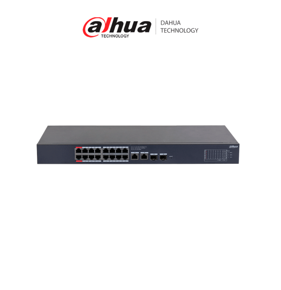 DAHUA DHT3720034 DAHUA DH-CS4220-16GT-190 Switch Poe de 16 Puertos Gigab