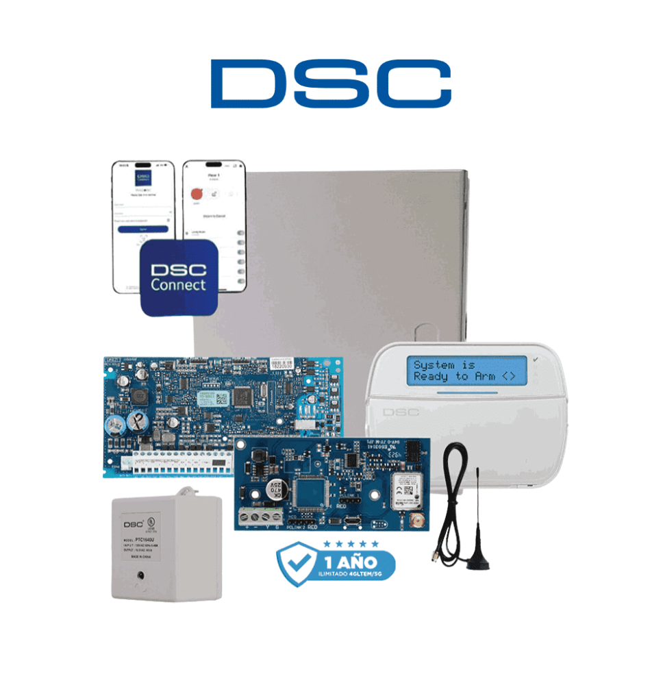 DSC DSC2480090 DSC NEO-LCD-LE4050M- Kit Neo 32 Zonas  Panel HS2032 / Tec