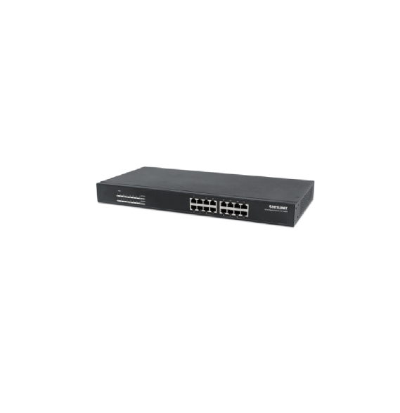 INTELLINET ITL3720007 Intellinet - 560993 Switch PoE+ de 16 puertos Giga