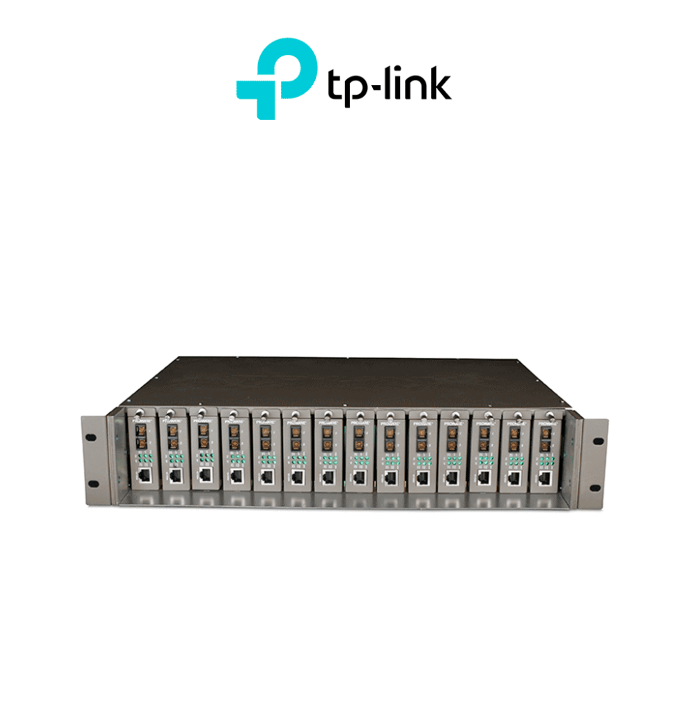 TP-LINK TPL4160009 TP-LINK - TL-MC1400 - Chasis 14 bahías para 14 conver