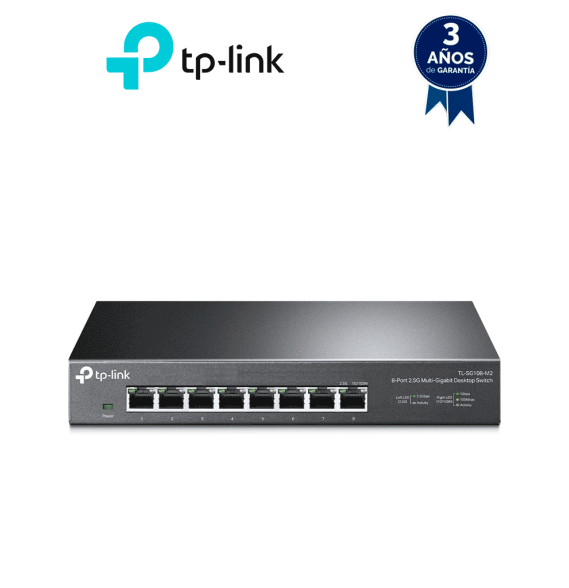 TP-LINK TPL3700038 TP-LINK - TL-SG108-M2 - Switch Para Escritorio con 8