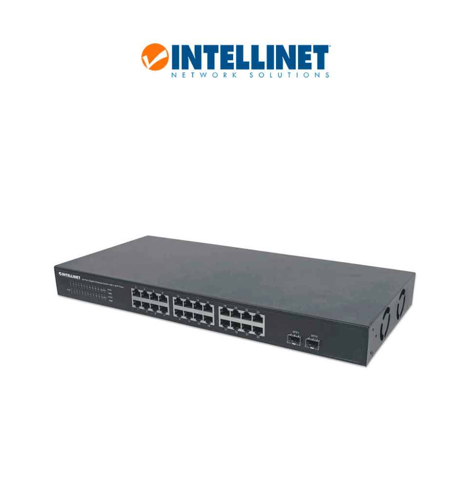 INTELLINET ITL3700002 INTELLINET 561044 - Switch de 24 puertos Gigabit E