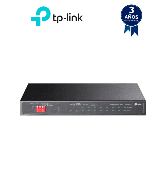 TP-LINK TPL3720043 TP-LINK TL-SG1210PP - Switch de escritorio POE de 10