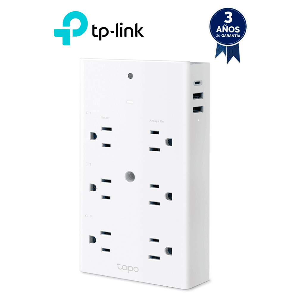 TP-LINK TPL1320013 TP-LINK TAPO P306 - Multicontacto de 6 contactos WiFi