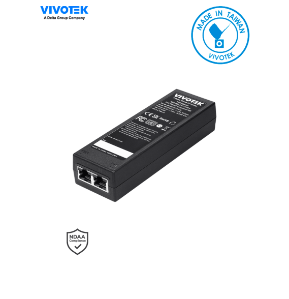 VIVOTEK  VIV2350005 VIVOTEK AP-GIC-011A-030 - Inyector PoE Gigabit  30W