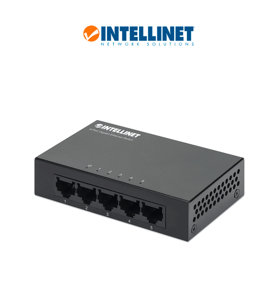 INTELLINET ITL1860001 INTELLINET 530378 - Switch de escritorio Gigabit E