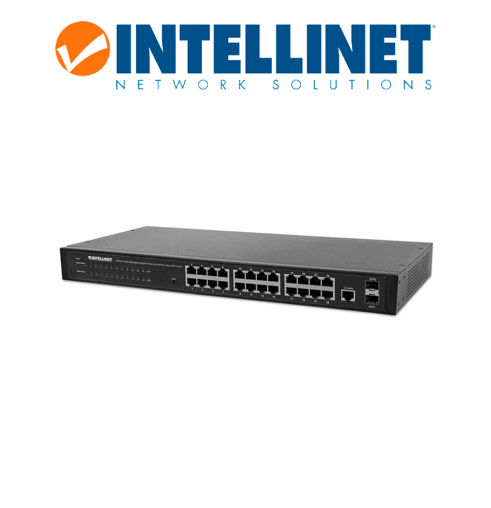 INTELLINET ITL1860002 INTELLINET 560917 Switch de 24 Puertos Gigabit Eth