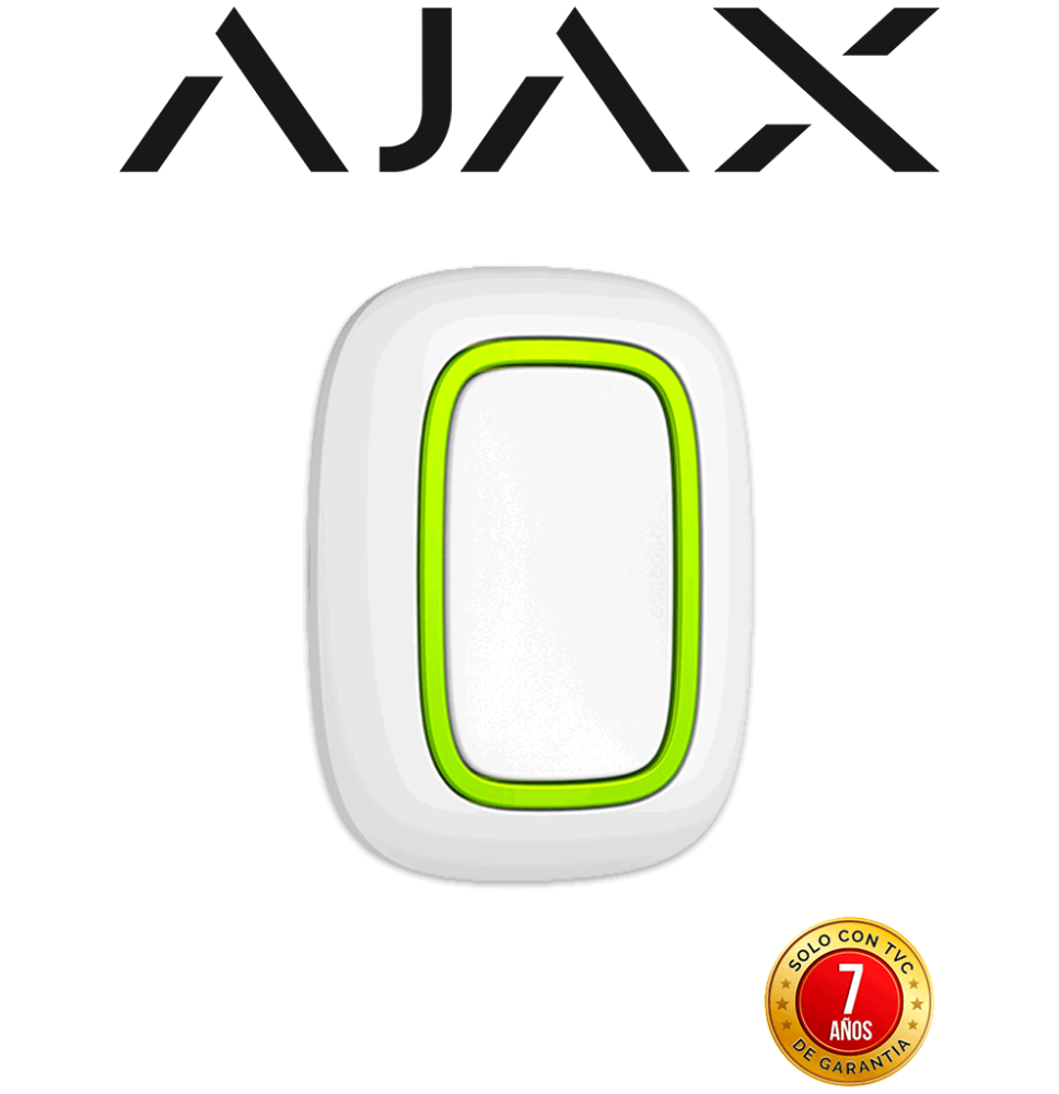 AJAX AJX1210002 AJAX  Button W - Botón  inteligente  multifuncional.