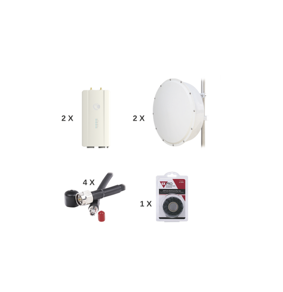 CAMBIUM NETWORKS FORCE400TX30 Enlace completo de 2 radi