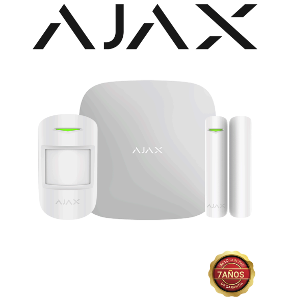 AJAX AJX2480001 AJAX KIT STARTER - Panel de  alarma Hub2Plus conexión Et