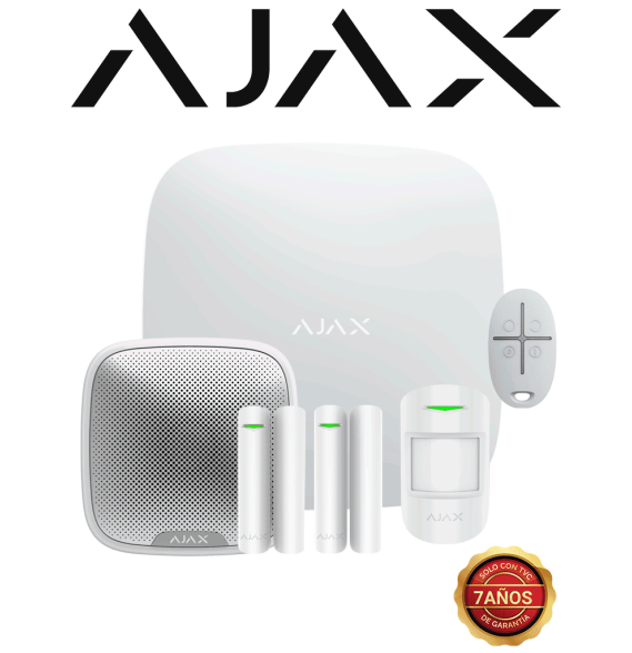 AJAX AJX2480005 AJAX KIT RESIDENCIAL EXT - Panel de alarma Hub2Plus cone