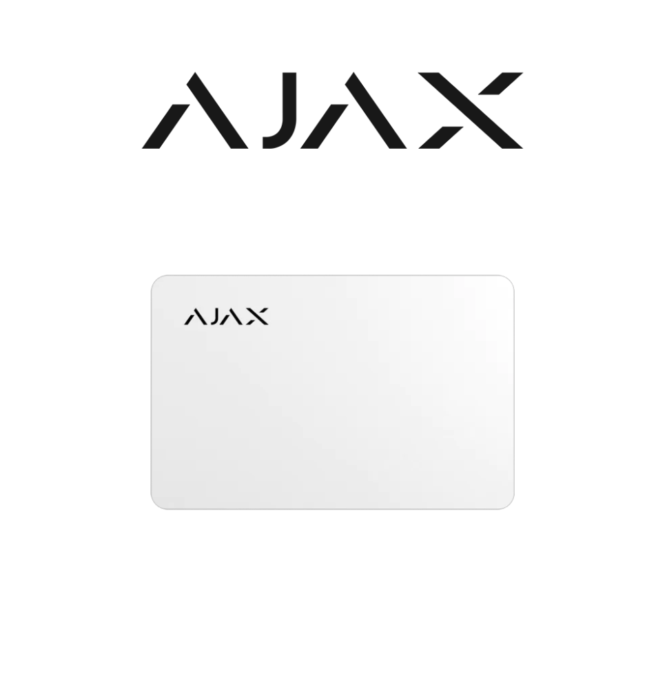 AJAX AJX1220004 AJAX Pass - Paquete de 3 Piezas de  tarjeta protegida si