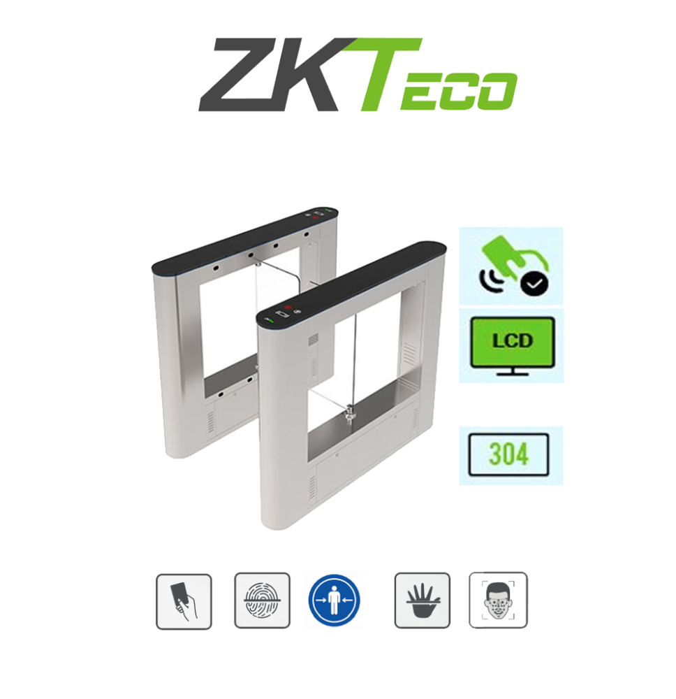 ZKTECO ZTA4500009 ZKTECO SBTL5000 - Barrera Abatible un Carril Bidirecci