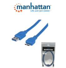 MANHATTAN MAN3280003 MANHATTAN 325424 - Cable para Dispositivos USB Micr