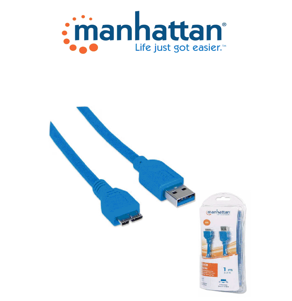 MANHATTAN MAN3280002 MANHATTAN 393898 - Cable para Dispositivos USB Micr