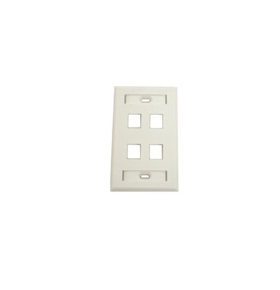 SBE TECH SBT1630007 SBE TECH SBE-2517-4P-WT Placa de pared de 4 puerto c