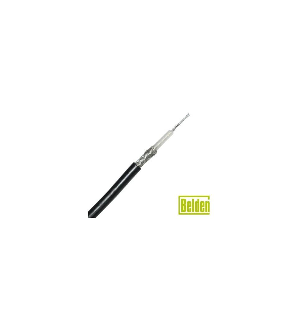 BELDEN 8259/1000 Cable RG58AU con blindaje de malla de