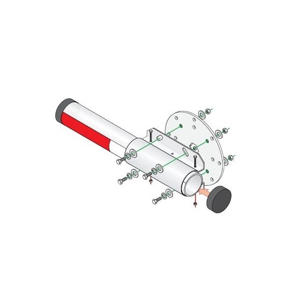 DKS DOORKING 1601-242 Kit de Instalación Para Brazos de