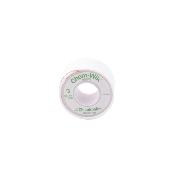 Syscom 237-SO-086 Rollo de Desoldar Chemtronics 100 ft