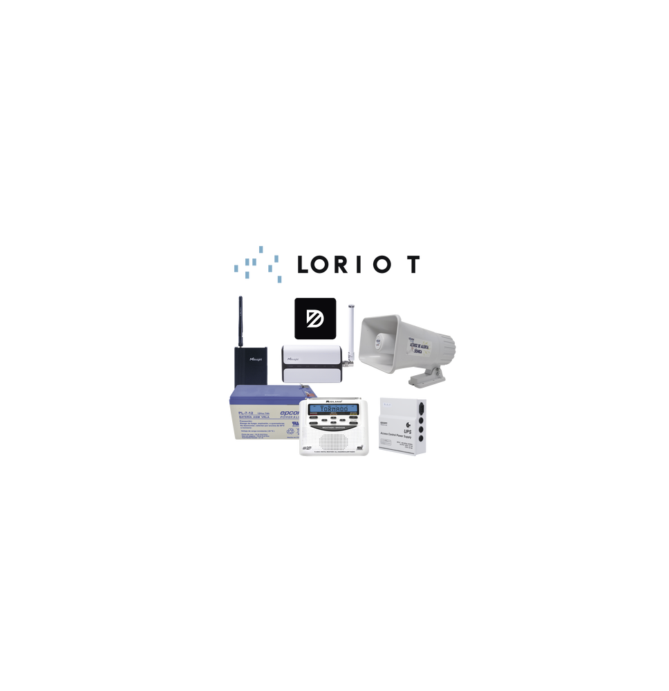 Syscom ALARMA-SISMICA-LORAWAN KIT INICIAL PARA ALARMA S