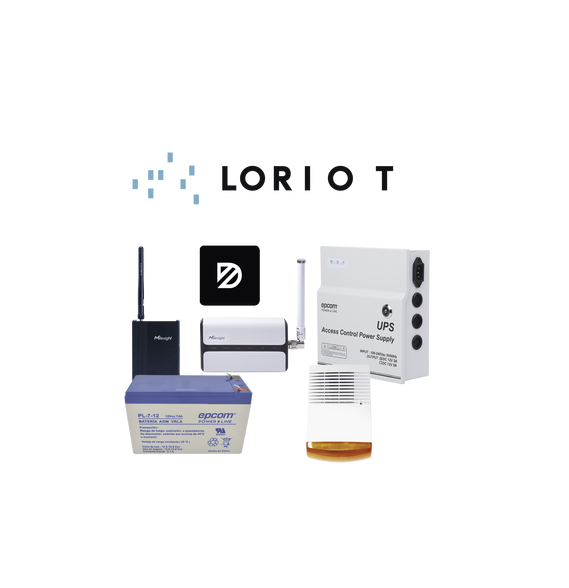 Syscom ALARMA-VECINAL-LORAWAN KIT INICIAL PARA ALARMA V