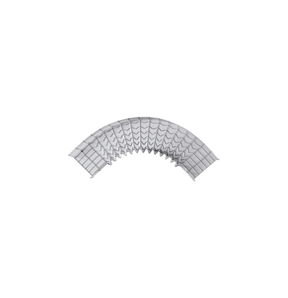 CHAROFIL CH-C90-105/300EZ Curva Pre-Fabricada Horizonta