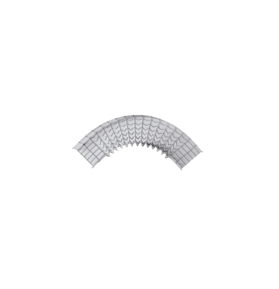 CHAROFIL CH-C90-54/300EZ Curva Pre-Fabricada Horizontal