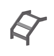 CHAROFIL CH-CVET-1X12EP Curva vertical exterior epoxica
