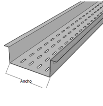 CHAROFIL CH-FPZ9X4ALK Fondo Perforado Perfil Z ancho de