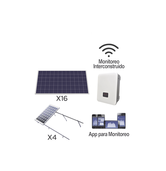 Syscom KITEPCOM5K330 Kit solar para interconexión de 5