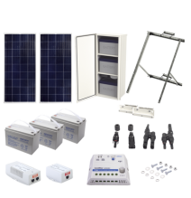 Syscom PL1224GRC Kit Solar de 35 W con PoE 802.3af y Po