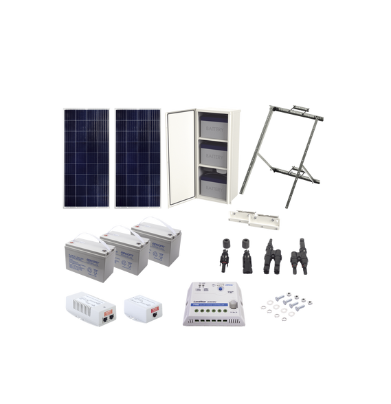 Syscom PL1224GRC Kit Solar de 35 W con PoE 802.3af y Po