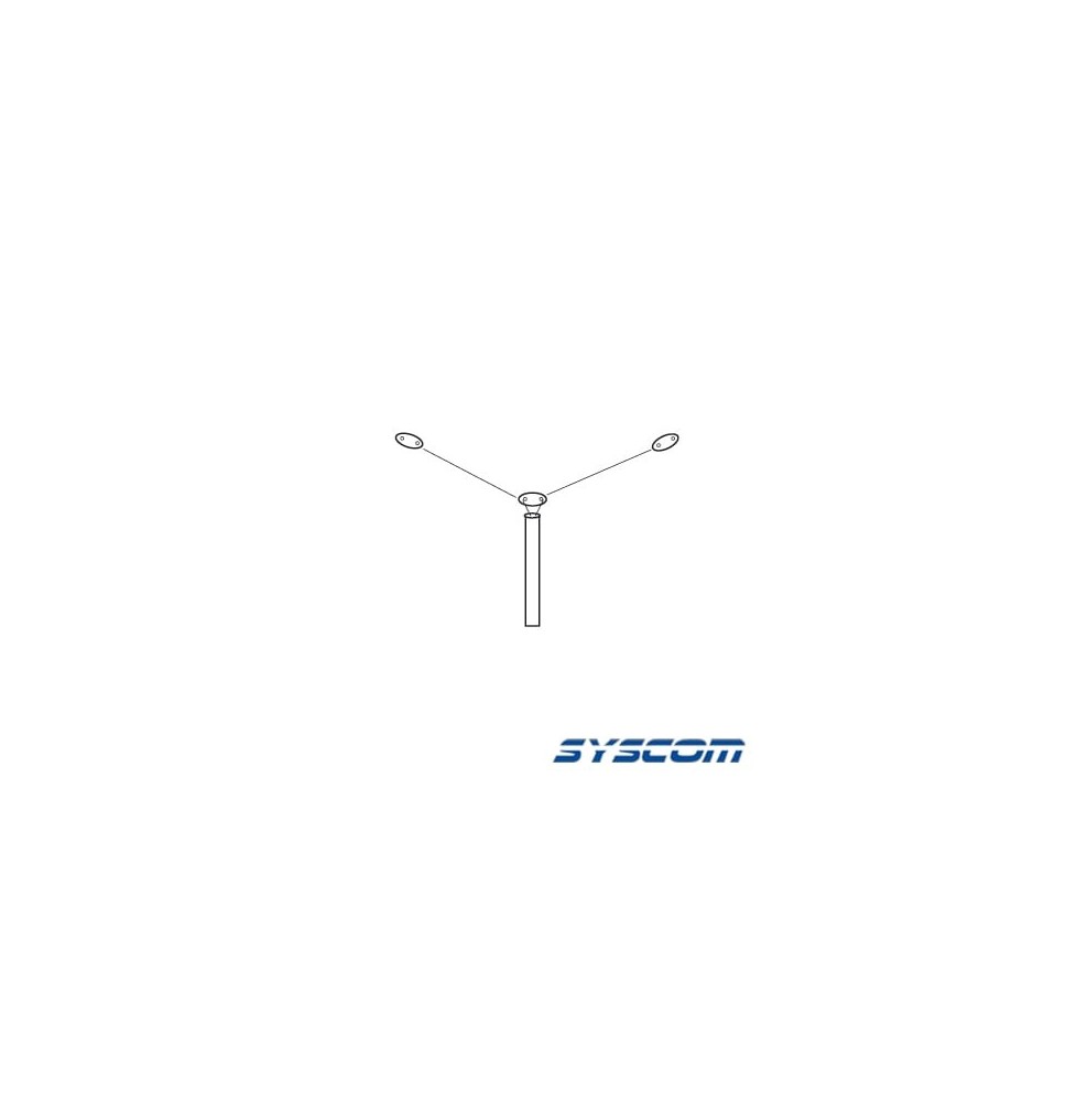 Syscom ABLU-58 Antena HF Base Rango de Frecuencia 2 - 3