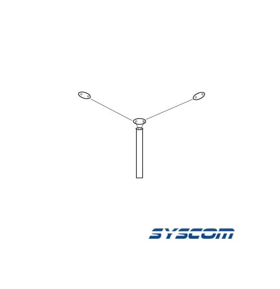 Syscom ABLU-58 Antena HF Base Rango de Frecuencia 2 - 3