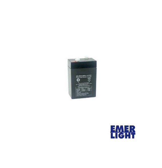 EMER LIGHT 0120770 Batería de Repuesto para EZ-2 6 Volt