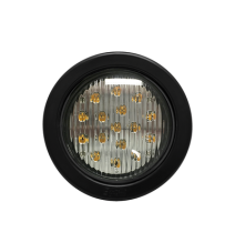 ECCO X3945A Luz direccional LED Ambar circular con mont