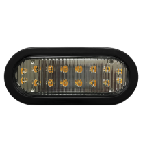 ECCO X3965A Luz direccional LED ovalada ambar con monta